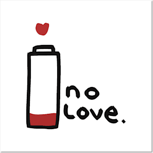 NO LOVE Posters and Art